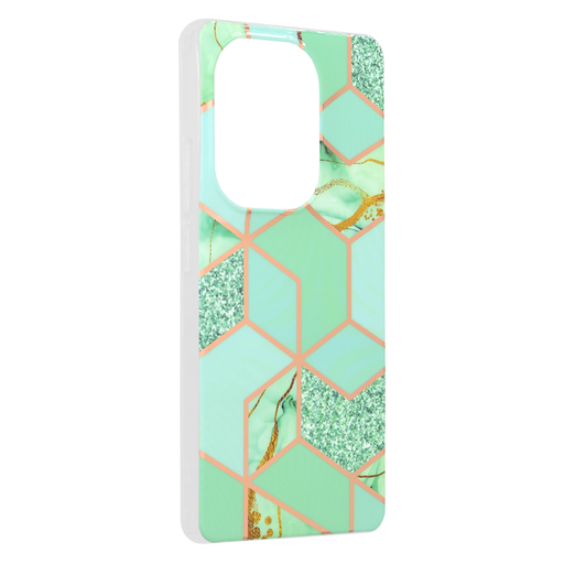 Xiaomi Redmi Note 13 Pro 4G / Poco M6 Pro 4G Techsuit - Marble Series - Green Hex tok Xiaomi Redmi Note 13 Pro 4G / Poco M6 Pro 4G Techsuit - Marble Series - Green Hex tok