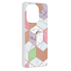 Xiaomi Redmi Note 13 4G Purple Hex Techsuit - Marble Series tok