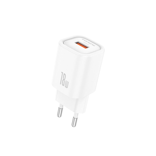 FONENG EU68 18W 1xUSB QC3.0 fali töltő Fehér