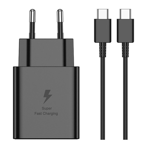 JELLICO fali töltő EU45 GaN PD 45W 1xUSB-C + kábel USB-C - USB-C Fekete,
