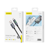 FONENG XS08 USB-C kábel 3A 1.2M Fekete - 0. kép