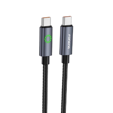 FONENG XS08 kábel USB-C - USB-C PD 60W 1.2M Fekete