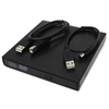 Külső CD/DVD író usb-s Fekete - 0. kép