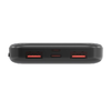 MOONX power bank MP01 2A 10W 2xUSB 10000mAh fekete - 2. kép