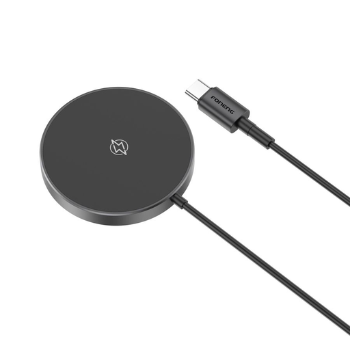 FONENG MagSafe W03 15W vezeték nélküli töltő Fekete
