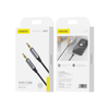 FONENG BM31 3.5MM JACK - 3.5MM JACK Kábel 1M Fekete - 0. kép