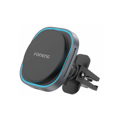 Magsafe CP128 15W vezeték nélküli töltéssel autós telefontartó FONENG Fekete szellőzőre