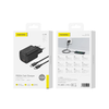FONENG wall charger EU69 PD 20W 1xUSB-C + kábel USB-C - USB-C Fekete - 0. kép