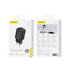 FONENG EU70 PD 20W fali töltő 1xUSB-C + 1xUSB QC3.0 Fekete - 0. kép
