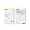 FONENG Fali töltő EU70 PD 20W 1xUSB-C + 1xUSB QC3.0 + kábel USB-C - USB-C Fehér - 0. kép