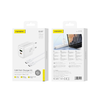 FONENG fali töltő EU67 PD 45W 1xUSB-C + 1xUSB QC3.0 + kábel USB-C - USB-C Fehér - 0. kép