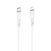 FORCELL F-ENERGY C346 Type C - Lightning kábel 3A 27W Szilikon 1 m fehér - 2. kép