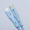 Lightning FORCELL F-ENERGY C346 kábel Type C to Lightning PD 3A 27W Szilikon 1 m kék - 3. kép