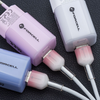 Apple Forcell F-ENERGY C353 kábel USB A-ról Lightning-re 2,4A 12W Színátmenetes 1 m fehér - 3. kép