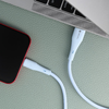 Apple FORCELL F-ENERGY C343 kábel USB A-ról Lightning-re 2,4A 12W Szilikon 1 m kék - 0. kép