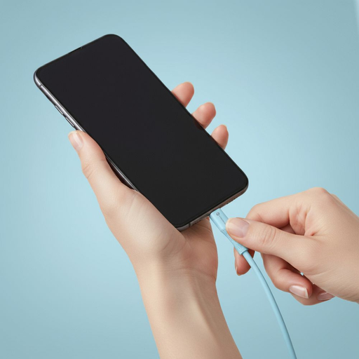 Apple FORCELL F-ENERGY C343 kábel USB A-ról Lightning-re 2,4A 12W Szilikon 1 m kék