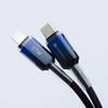 Apple FORCELL F-ENERGY C356 kábel Type C - Lightning PD 3A 27W Gradiens 1 m fekete - 2. kép