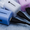 FORCELL F-ENERGY C342 kábel USB A-ról Type-C-re QC4.0 3A 66W Szilikon 1 m fekete - 2. kép