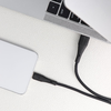 FORCELL F-ENERGY C342 kábel USB A-ról Type-C-re QC4.0 3A 66W Szilikon 1 m fekete - 3. kép