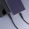 USB-C FORCELL F-ENERGY C347 kábel Type C - Type C QC4.0 PD 5A 100W Szilikon 1 m fekete - 1. kép