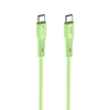 FORCELL F-ENERGY C344 Type-C kábel Type C - Type C QC4.0 PD 3A 60W Szilikon 1 m zöld - 1. kép