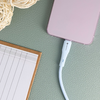 FORCELL F-ENERGY C342 kábel USB A-ról Type C-re QC4.0 3A 66W Szilikon 1 m kék - 1. kép