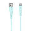 FORCELL F-ENERGY C342 kábel USB A-ról Type C-re QC4.0 3A 66W Szilikon 1 m kék - 2. kép