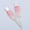 USB-C FORCELL F-ENERGY C357 kábel Type C to Type C QC4.0 PD 5A 100W Gradiens 1 m fehér - 2. kép