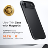 iPhone 17 Air Fekete Torras - SlimFit MagSafe széria tok - 2. kép