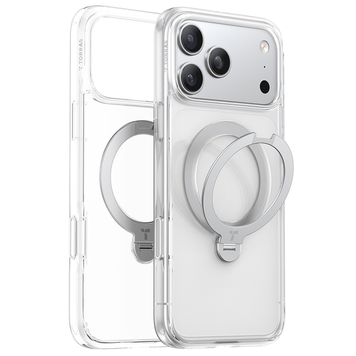 iPhone 17 Pro Max Torras Ostand Spin MagSafe Series - Átlátszó tok iPhone 17 Pro Max Torras Ostand Spin MagSafe Series - Átlátszó tok