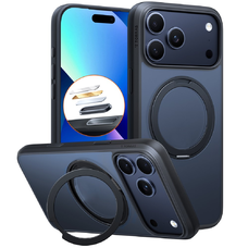 iPhone 17 Pro Max Torras - Ostand Pro MagSafe Series - Fekete tok