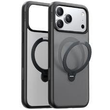 iPhone 17 Pro Max - Ostand Spin MagSafe Series Torras - Fekete tok