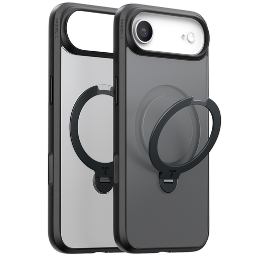 iPhone 17 Air Torras Ostand Spin MagSafe Series - Fekete tok iPhone 17 Air Torras Ostand Spin MagSafe Series - Fekete tok