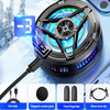 Phone Cooler Techsuit (SL17) - Mágneses, Hőmérséklet Kijelző, Fények, Gyors Hűtés, Hidraulikus Zajcsökkentés - Fekete - 3. kép