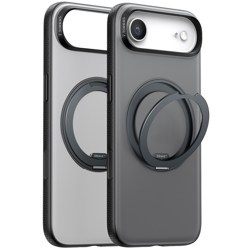 Apple iPhone 17 Air Fekete Torras - Ostand R Fitness Series tok Apple iPhone 17 Air Fekete Torras - Ostand R Fitness Series tok