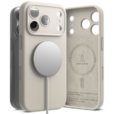 iPhone 17 Pro Max Ringke Szilikon Mágneses Magsafe Szürke tok