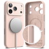 iPhone 17 Pro Ringke Silikónové Magnetické Magsafe puzdro Ružový Piesok - 1. kép