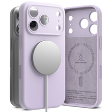 iPhone 17 Pro Ringke Szilikon Mágneses Magsafe tok Világoslila