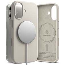 iPhone 17 Ringke Szilikon Mágneses Magsafe Szürke tok