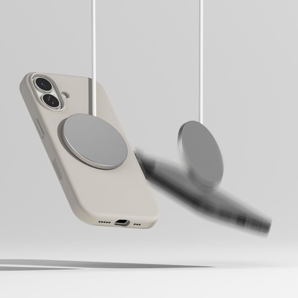 iPhone 17 Ringke Szilikon Mágneses Magsafe Szürke tok - 8