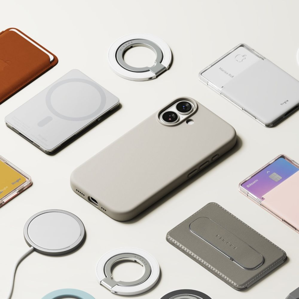 iPhone 17 Ringke Szilikon Mágneses Magsafe Szürke tok - 9