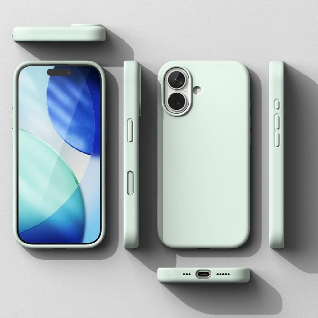 iPhone 17 Ringke Szilikon Mágneses Magsafe Soft Mint tok - 7