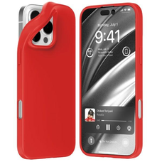 iPhone 16 Pro Max Mercury Soft piros tok