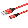Micro USB kábel X14 3.1A 1M Piros - 0. kép