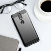 Carbon tok rugalmas TPU tok Nokia 2.4 fekete - 4. kép