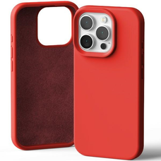 iPhone 16 Pro Mercury szilikon piros tok