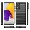 Carbon rugalmas TPU tok Samsung Galaxy A73 fekete tok - 3. kép