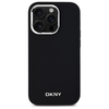 iPhone 14 Pro DKNY DKHMP14LPSCMCLK fekete keménytok Plain Logo MagSafe tok - 1. kép