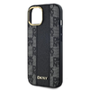 iPhone 15 Plus DKNY fekete bőrmintás kemény tok - 4. kép