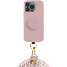 iPhone 15 Pro 3in1 PopGrip tok, rózsaszín